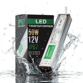 LEDSone IP67 50W Waterproof DC 12V LED Power Supply Driver Transformer