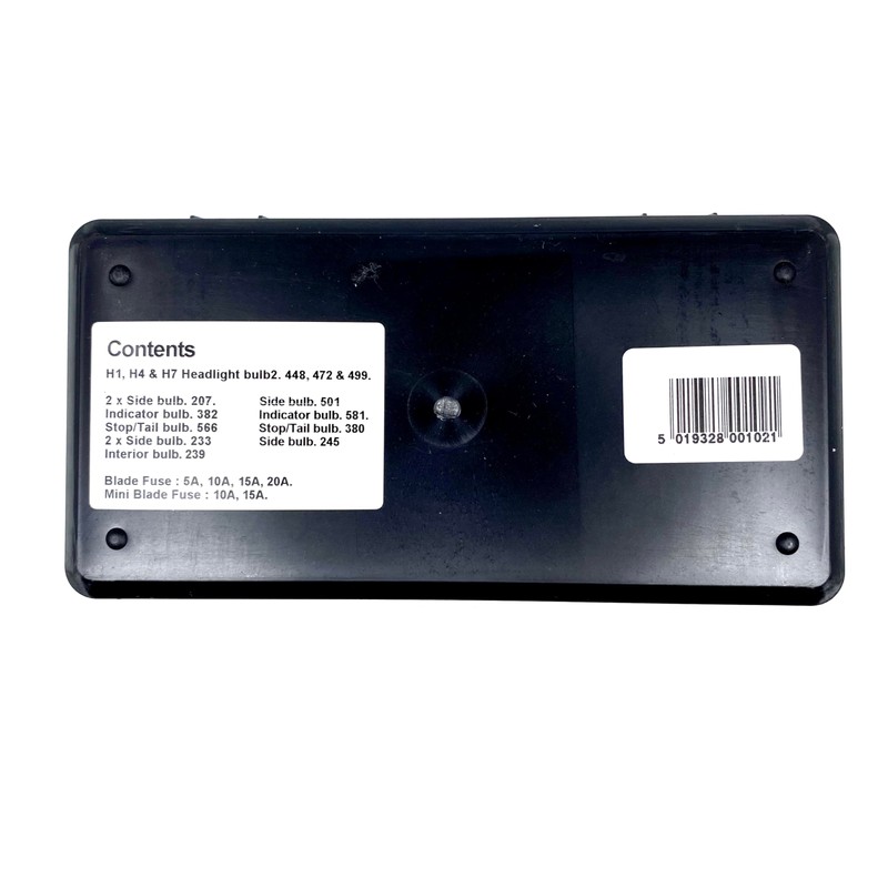 W4 00102 Universl Motorhome Bulb and Fuse Kit