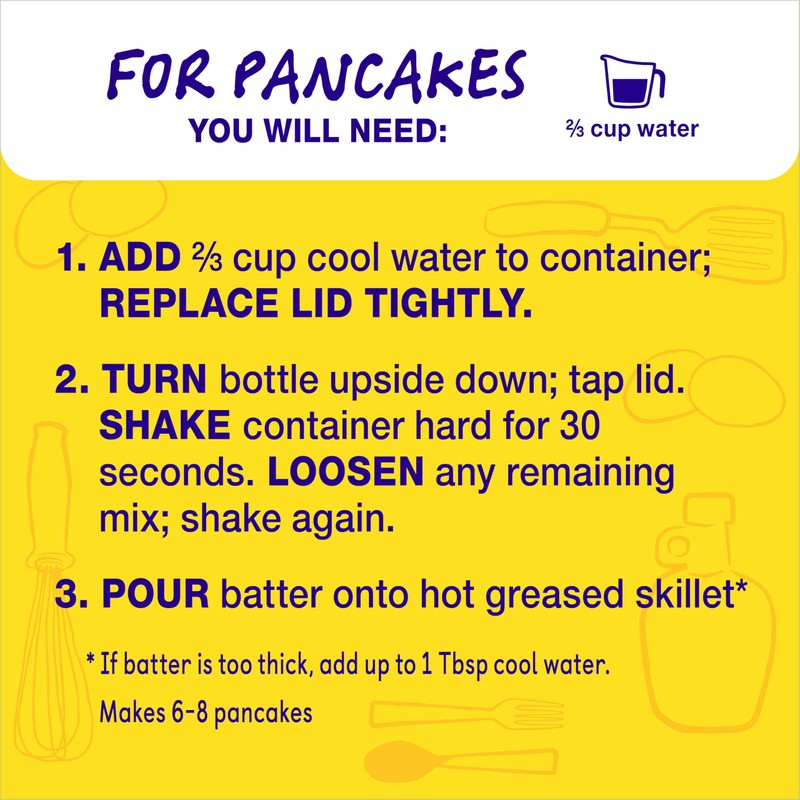 Betty Crocker Bisquick Shake 'n Pour, Buttermilk Pancake Mix, 5.1