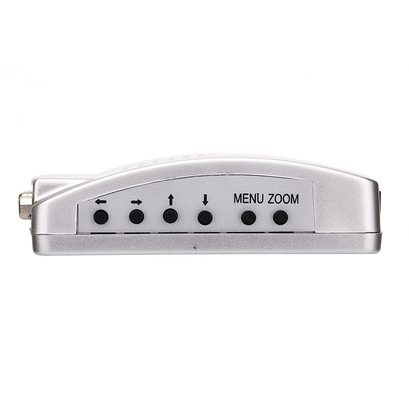 VGA to TV Composite Converter Box with Independent Adjustment for