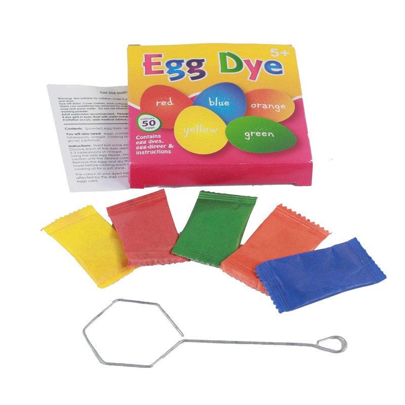 Egg Dye Decoration Craft Kit - 5 Colours of Egg