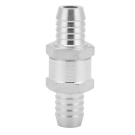 Car Check Valve, Car Boat 1 Way Check Valve 4 mm - 16 mm Aluminium Alloy Universal for Petrol, Biodiesel, Water, Coolant, Oil (14 mm) Fuel Valve and Accessories