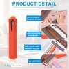 sourcing map 4 Pcs Adjustable Pen Loop Holder for Notebook,