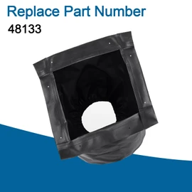 HomeInn 48133 Lawn Mower Hard Top Boot Compatible with Agri-Fab, Lawn Vac Replacement Parts 48133