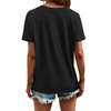 Womens Summer Tops Short Sleeve V-Neck Tshirts Soft Basic Tees