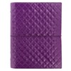 Filofax A5 Domino Luxe purple organiser
