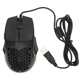 Honeycomb Mouse RGB Wired Gaming Mouse Lightweight Quick Answer RGB Mouse with USB Interface for Windows for Office