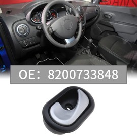 Car Door Handle Inner Left 8200733848 Compatible with Logan Dacia Duster 2012-2016 Car Interior Door Handles Car Accessories Replacement