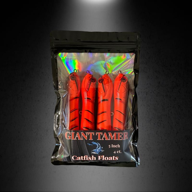 Giant Tamer 5 Inch Catfish Floats - Color: Chartreuse