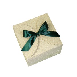 WEWILUCK - Cajas de regalo pequeñas para regalos, cajas de regalo de Navidad con purpurina dorada a granel para mujeres, hombres, caja de regalo cuadrada vacía para regalos ampliamente utilizada en varias ocasiones (4.7 x 4.7 x 3.5 pulgadas)