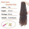 Soft Locs Faux locs crochet hair 30 Inch
