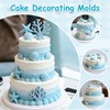 3Pcs Seashell Silicone Molds, Ocean-Themed Baking Molds for Making Chocolates,