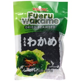 Wel-Pac - Fueru Wakame (Dried Seaweed) Net Wt. 2 Oz. (Pack of 2)
