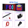 JDVOOTD Flexible LED Display Board, 47.5 x 12 cm LED