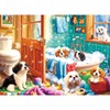 300 Pieces Puzzles for Adults,Bath Puppy Puzzle for Adults,Large Puzzle