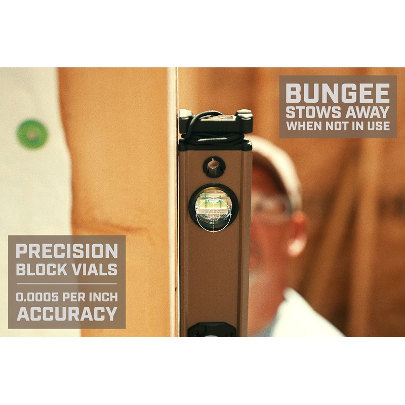 Spec Ops Tools 48" Box Beam Level, Tourniquet Bungee System,