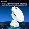 ATTACK SHARK V6 Wireless Gaming Mouse with RGB Charging Dock,