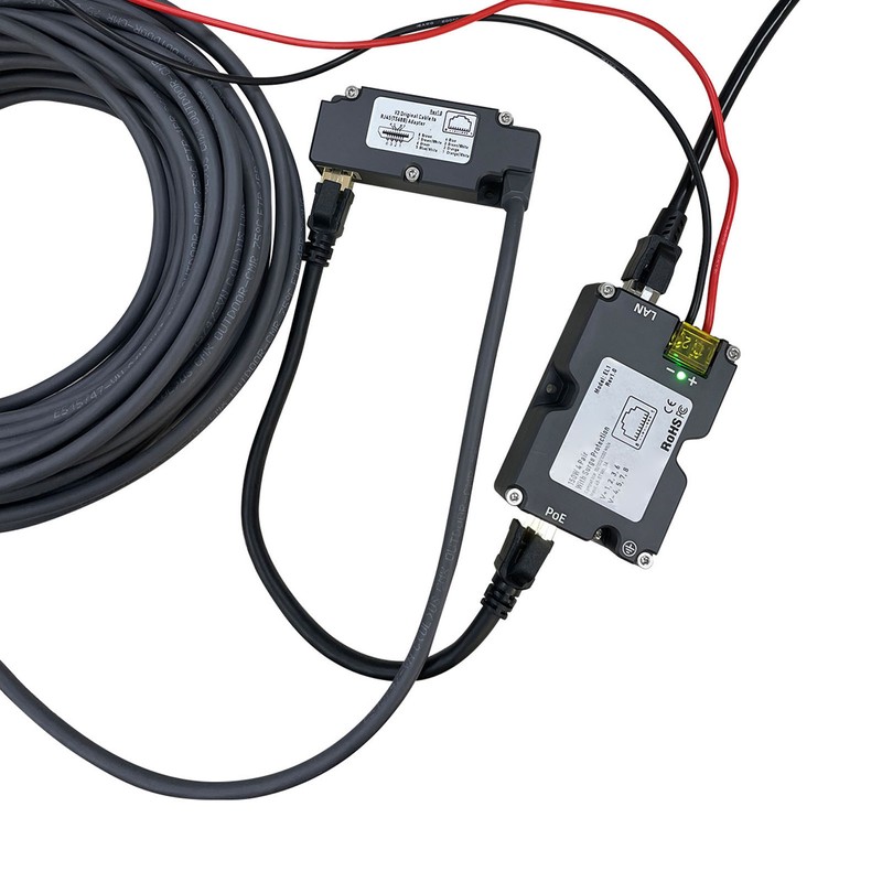Ethernet Adapter with CAT 8 Cable T568B Pin Fast Connection