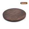 Round Ottoman Tray for Coffee Table Living Room Wood Serving