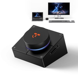 TobenONE 10-in-1 Shortcut-Key Docking Station with 4 Shortcut Button and Volume Knob, USB C Dock with 4K@60Hz HDMI, 100W PD, 3 USB, Ethernet, Audio, SD/microSD for MacBook, Windows, Chrome, Mac mini