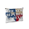 CafePress The New Republic of Texas Large Zipper Toiletry Pouch,