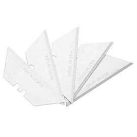 Sheffield 12850 Standard 5 Utility Blades | Fits Sheffield Lock Back Utility Knife & are Strong Enough for Tough Jobs | High Carbon Steel Razor Blades | Fits all Standard Utility Knifes | Made in U.S.A.
