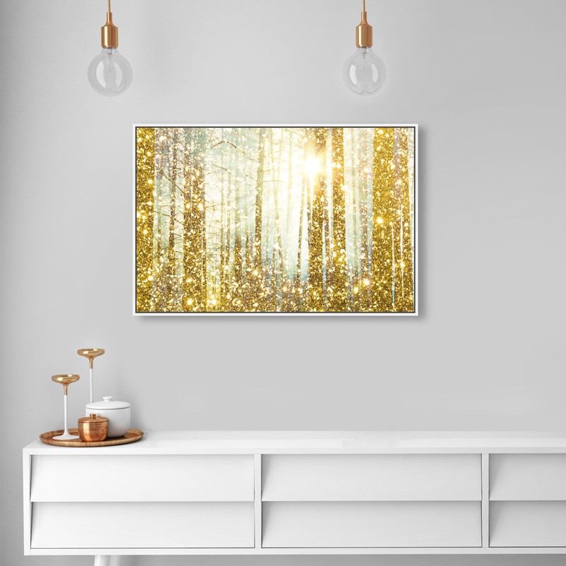 Nature and Landscape Framed Wall Art Canvas Prints 'Magical Forest'