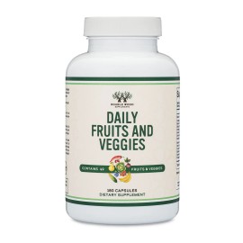 Double Wood Supplements Fruits and Veggies Supplement (Contain 49 Fruits and Veggies)
