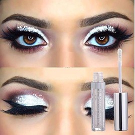 AQUAPURITY - PHOERA Magnificent Metals Waterproof Liquid Glitter & Glow Eyeshadow Palette Shimmer Long Lasting Cosmetic Metallic Eye Shadow Pigment Makeup (103 ICE)