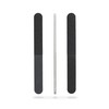 Professional Quality Nail File, Black 4 Way, White Center (100-180/240-600)