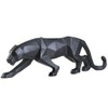 FJWYSANGU Abstract Leopard Statues Panther Sculpture Hand Craved Animal Resin