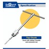 LABEAR 3/8"DR x M5 ~ M12 Interchangeable Adjustable Tap Chuck