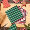 ZYP 20 Pcs Christmas Cotton Fabric Squares, 10 x 10