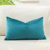 Artscope Luxury Velvet Cushion Covers Decorative Lumbar Pillowcases Soft Solid