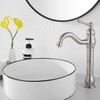 GGStudy 360° Swivel Single Handle One Hole Bathroom Vessel Sink