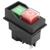 laffoonparts 5-PIN Electromagnetic Pushbutton Switch, 120 Volts Magnetic On-Off Switch