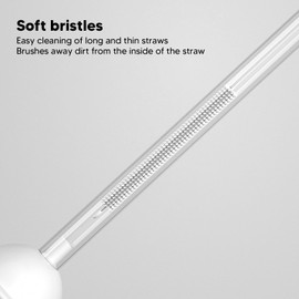 Baby Bottle Brush Set with Nylon Nipple Cleaner, 2 Sponge Nipple Brushes 2 Straw Brushes for Easy Cleaning (Green Rotatable)