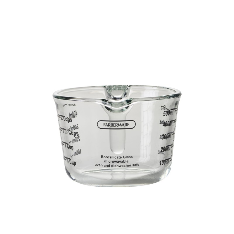 Farberware 2-Cup Borosilicate Glass Wet and Dry Measuring Cup with