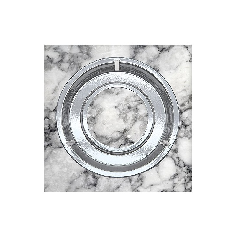 RANGE KLEEN RGP-300 Chrome Range Round Pan/Orange Label (8.26")