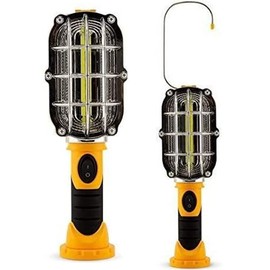 2PCS Handy Cordless LED Work Light BriteWith Magnetic Base, Outdoor Emergency Hand Free Work Light Car Repair Light Swivel Holder Rechargeable Compact Lightweight Indoor Outdoor