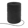 Tenn Well Black Jute Twine, 656 Feet 2mm Jute Rope