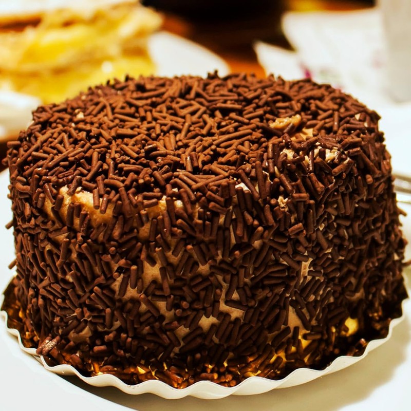 GranAroma Chocolate Sprinkles, Decorative, Cakes & Cupcakes (12.8 Ounce)