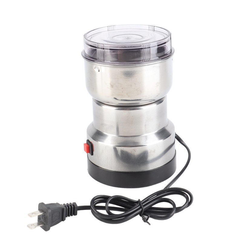 Stainless Steel Electric Spice Coffee Nut Grain Herb Grinder Crusher
