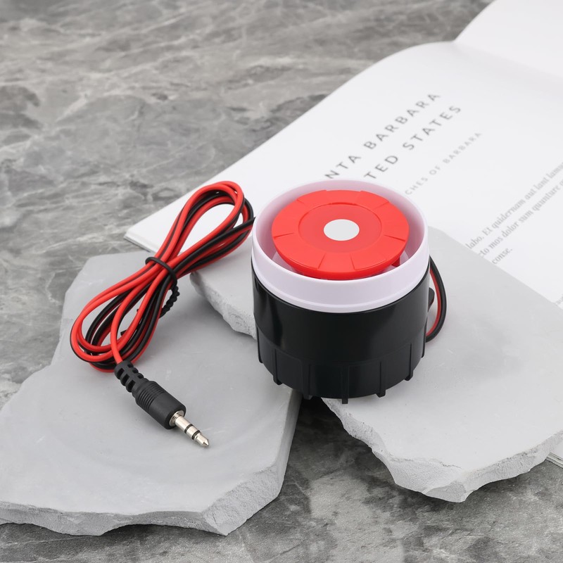 SING F LTD 2pcs DC 12V 120DB Indoor Siren Wired