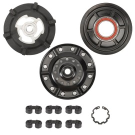 Anlseiod A/C Compressor Clutch Assembly Kit Compatible for Yaris 1.5L 2006 2007 2008 2009 2010 2011 2012 AC Compressor Clutch Kit Replaces# 8831052481 883105248 CO11078C