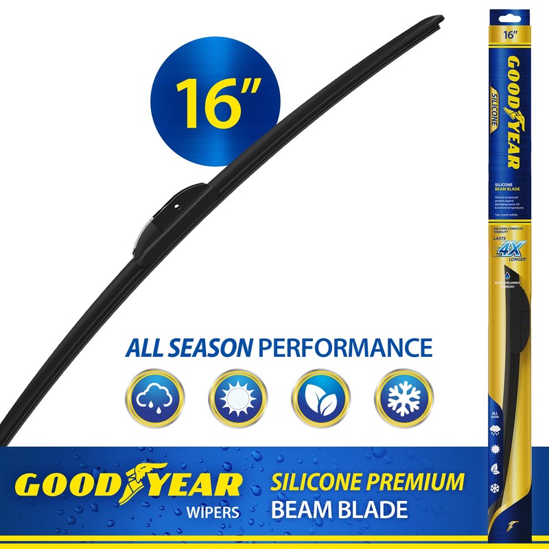 Goodyear Silicone 16" Premium Beam Windshield Wiper Blade with Universal