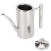 Natudeco Oil Pot Kitchen Oil Bottle Stainless Steel Dustproof Leak-proof