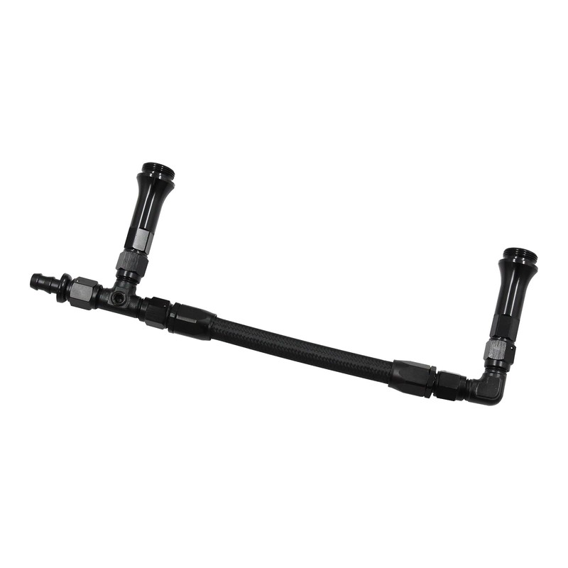 Mad Hornets Braided AN6 Dual Feed Carburettor Fuel Line Double