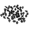GTOWNWORKS 8 mm Wheel Rim Rivets, 50 Pcs (Black), 8mm/0.31in