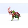 Sansukjai Elephant Tiny Micro Figurines Hand Blown Glass Art Animals
